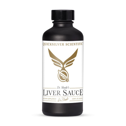 Quicksilver Scientific Liver Sauce - Liposomal Liver Detox with DIM, Quercetin, Lipoic Acid, Milk Thistle and Dandelion Root Supplement - Supports Bile & Toxin Momentum (100 ml / 3.38 oz) - Maple Wellness Supplements