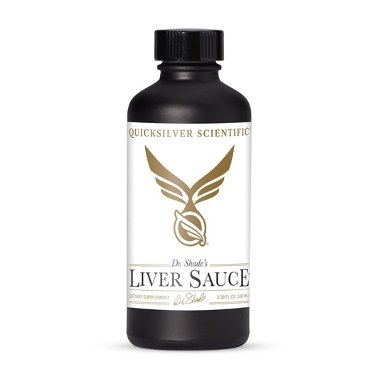 Quicksilver Scientific Liver Sauce - Liposomal Liver Detox with DIM, Quercetin, Lipoic Acid, Milk Thistle and Dandelion Root Supplement - Supports Bile & Toxin Momentum (100 ml / 3.38 oz) - Maple Wellness Supplements