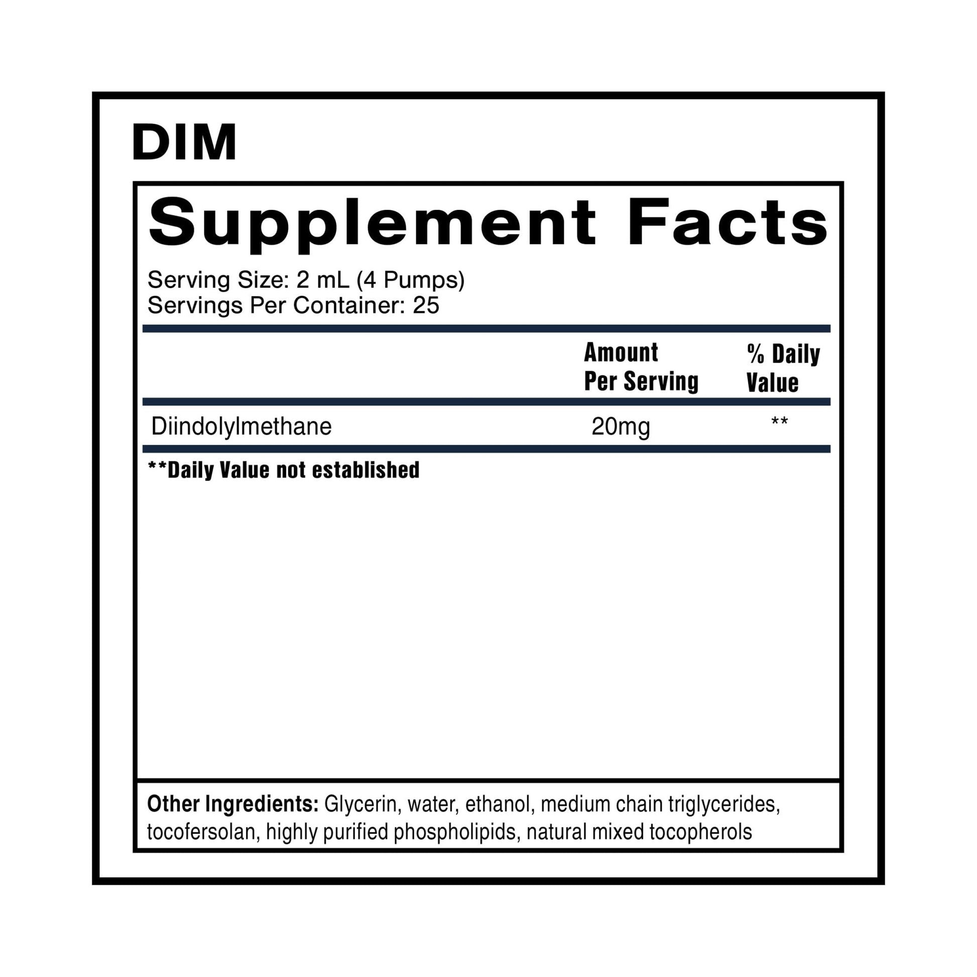 Quicksilver Scientific Nanoemulsified DIM - Liposomal DIM Supplement to Support Healthy Hormone Balance for Women & Men - Soy-Free Detox & Immune Support (1.7oz / 50ml) - Maple Wellness Supplements