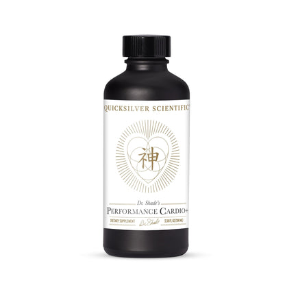 Quicksilver Scientific Performance Cardio+ - Herbal Supplement to Support Blood Circulation & Brain Health - Cardiovascular Supplement with Hawthorn Berry + He Shou Wu + Ginseng Extract (3.38 oz) - Maple Wellness Supplements