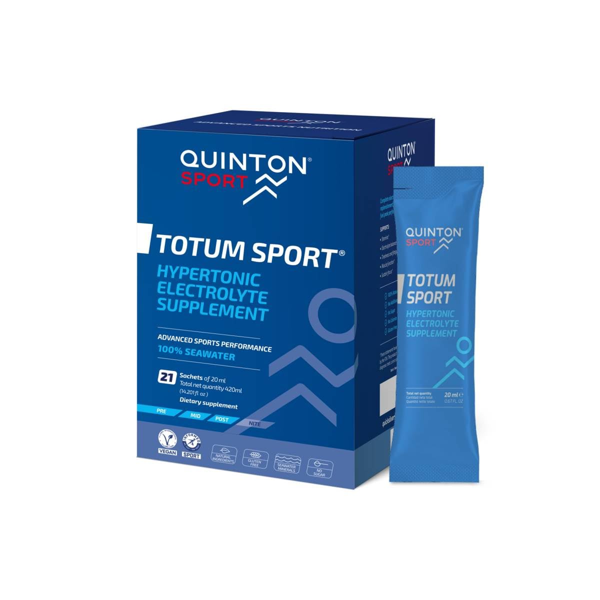 Quicksilver Scientific Totum Sport Drinkable Sachets, 21-25 ml, 30 Count - Maple Wellness Supplements