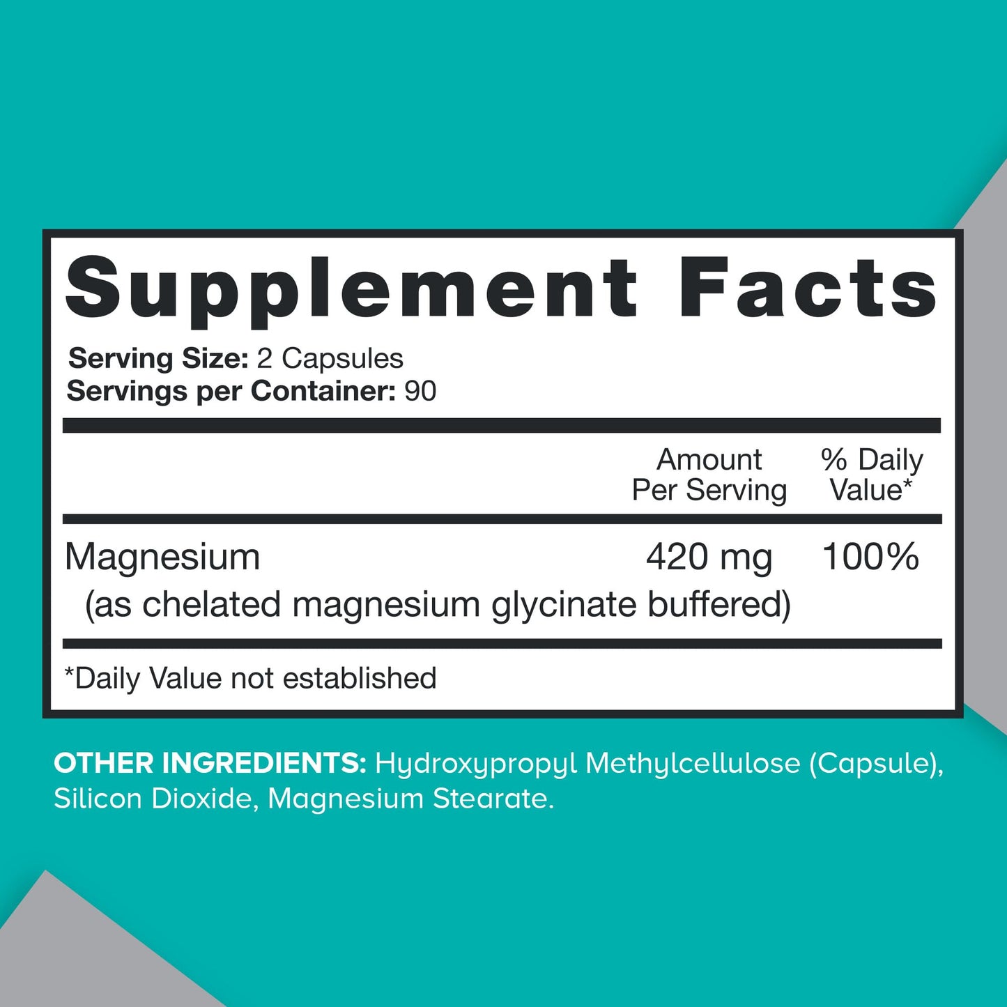 Qunol Magnesium Capsules 420mg, 100% DV, High Absorption Magnesium Supplement, Extra Strength, Bone and Muscle Health Supplement, 180 Count - Maple Wellness Supplements
