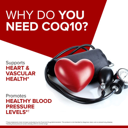 Qunol Ultra CoQ10 100mg, 3x Better Absorption, Patented Water and Fat Soluble Natural Supplement Form of Coenzyme Q10 - Maple Wellness Supplements