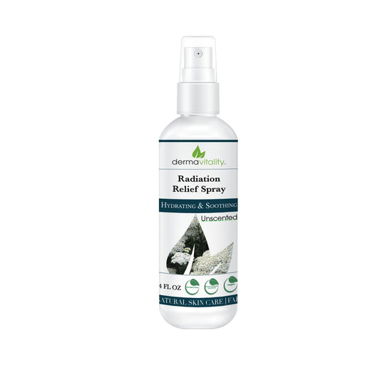 Radiation Burn Relief Spray - Calendula Spray for Radiation Treatment, Unscented, Fragrance Free, Natural Organic Plant Based Moisturizing Soothing Relief for Itchy and Sensitive Skin – 4 ounces - Maple Wellness Supplements