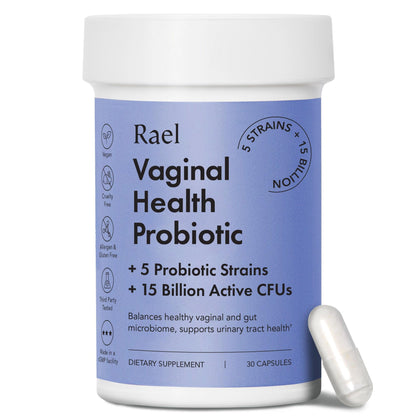 Rael Probiotics for Women - pH Balance Supplement with Prebiotics, Vaginal Immune Health (30 Servings) - Maple Wellness Supplements