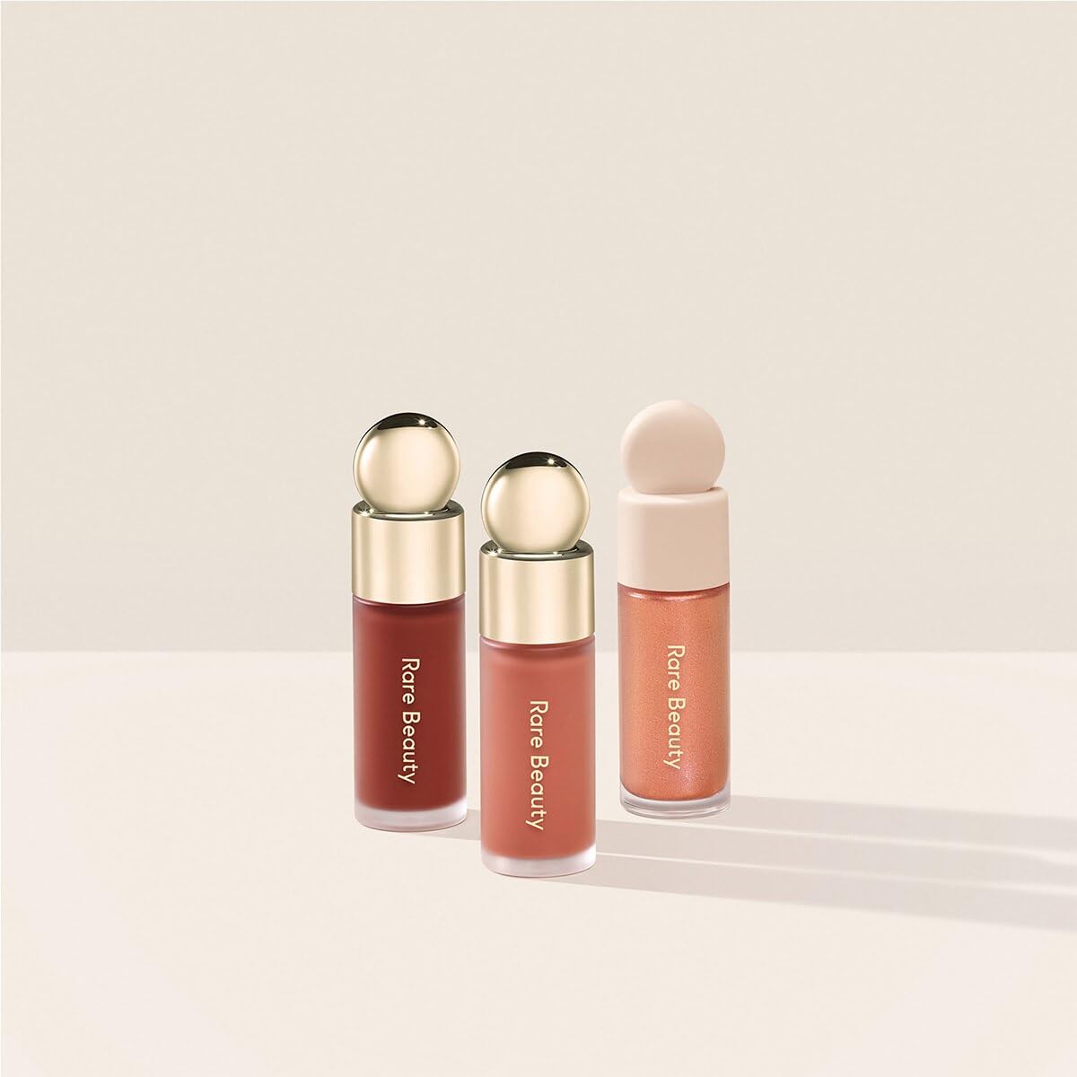 Rare Beauty Limited Edition Mini Blush & Luminize Trio - Beloved - Virtue - Enliven - New In Box - Maple Wellness Supplements