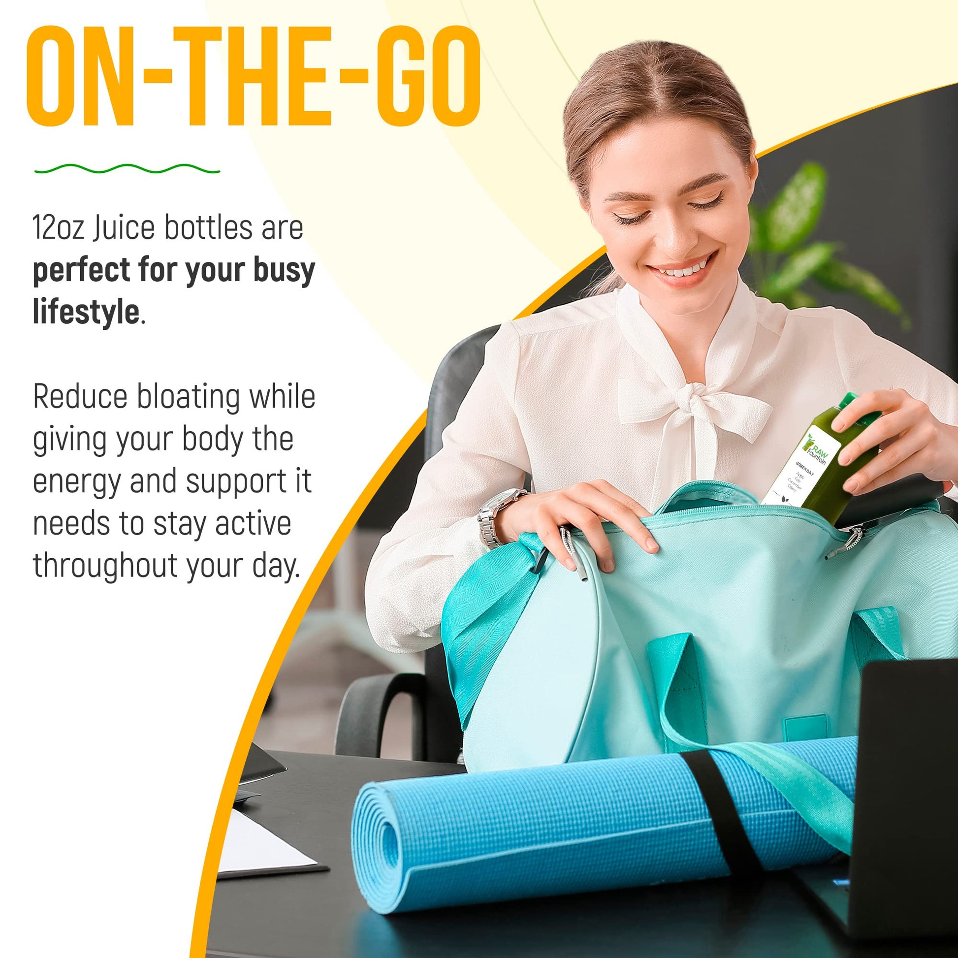 Raw Fountain 1 Day Juice Cleanse, All Natural Detox Cleanse, Cold Presssed Fruit - Maple Wellness Supplements
