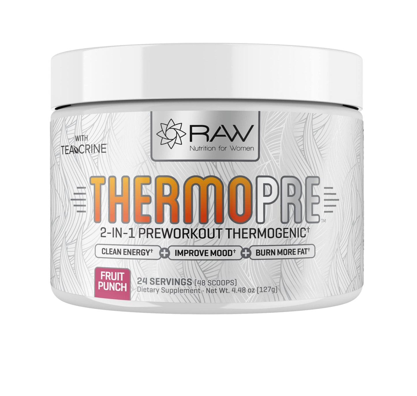 RAW Synergies Pre Workout Thermogenic Fat Burner Powder for Women and Men, - Maple Wellness Supplements