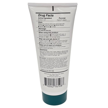 Real Time Pain Relief MAXX Plus - 7oz Tube | Intensive Formula with 19 Natural Ingredients Including Hemp Oil | Fast-Acting Relief for Muscle Pain, Arthritis, Backaches, and More - Maple Wellness Supplements