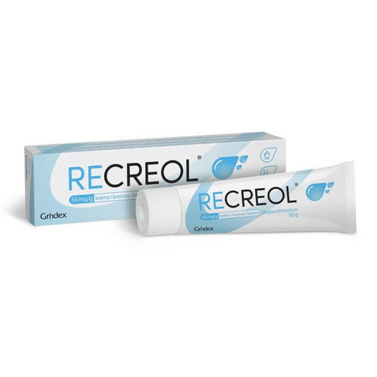 RECREOL Ointment 50g, 50 mg/g, Dexpanthenol, Grindex - Maple Wellness Supplements