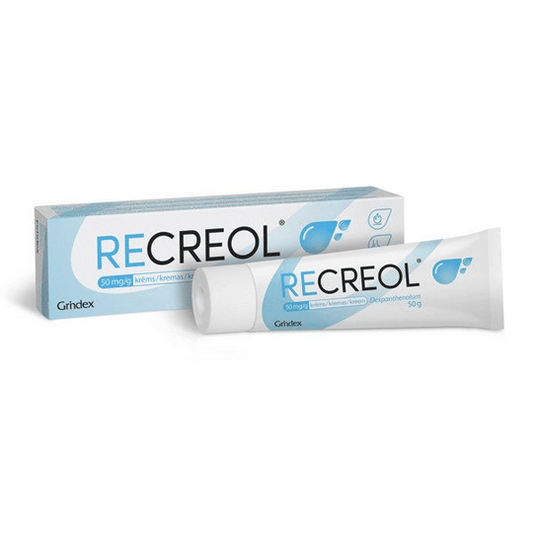 RECREOL Ointment 50g, 50 mg/g, Dexpanthenol, Grindex - Maple Wellness Supplements