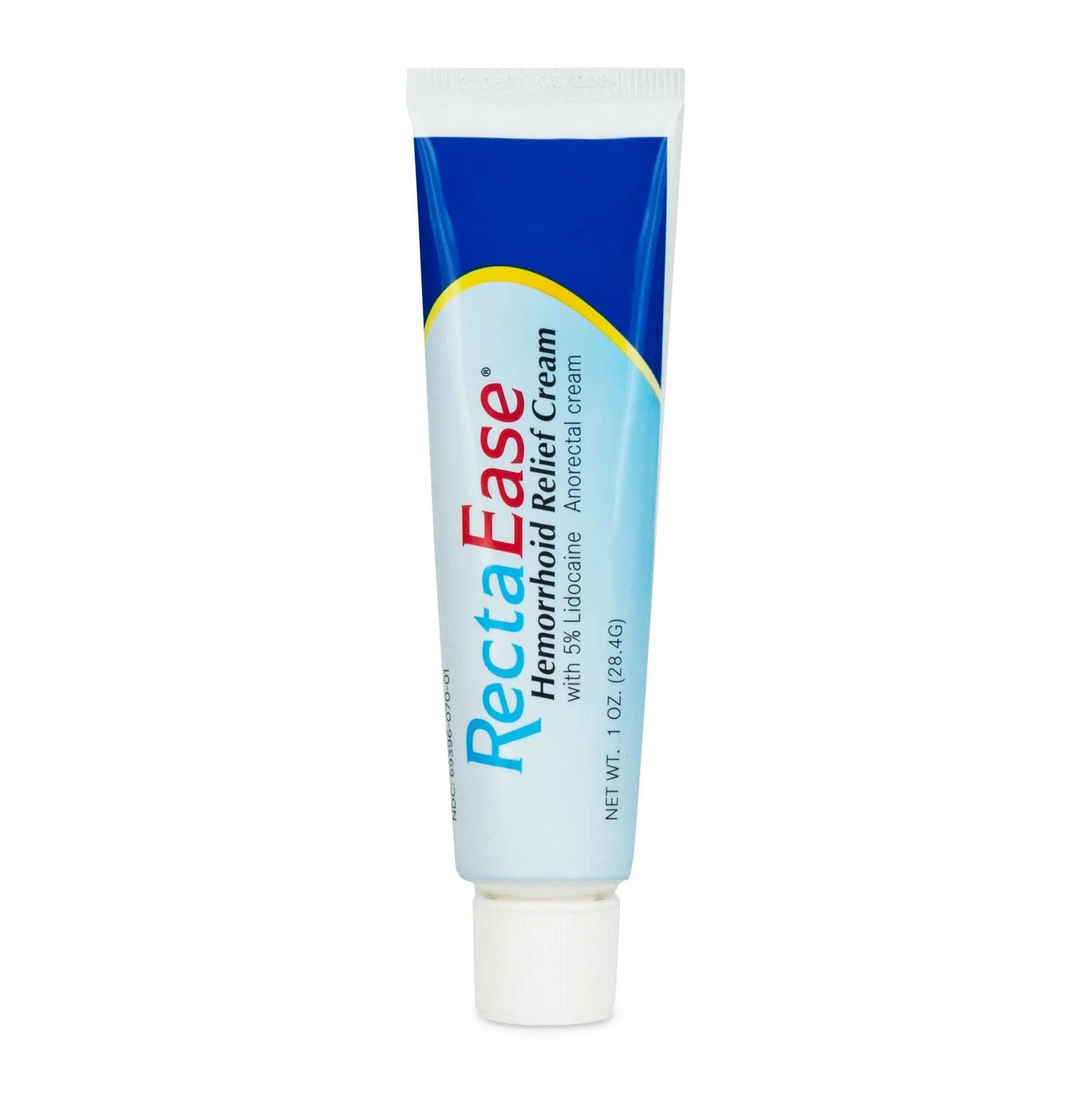 RectaEase 5% Lidocaine Hemorrhoid Topical Relief Cream, Rapid Numbing for Itching & Burning, Extra Strength Anorectal Treatment for Sensitive Areas, Advanced Formula for Fast Soothing Care, 1 oz Tube - Maple Wellness Supplements