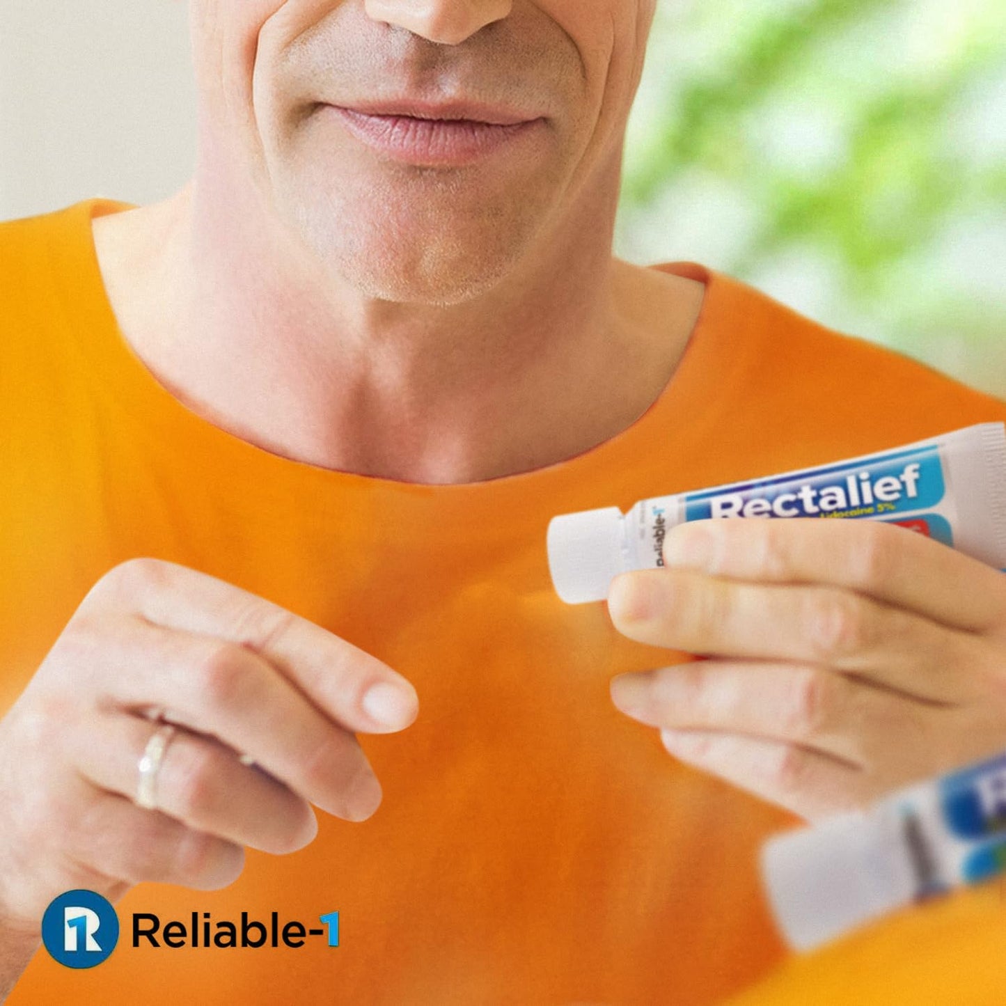 Rectalief 5% Lidocaine Hemorrhoid Cream (Max Non-RX Strength) Reliable-1 Laboratories Soothing Anorectal, Numbing Hemorrhoidal Ointment - Pain, Itching, & Burning, Strongest OTC Anal Treatment, 2-Pack - Maple Wellness Supplements