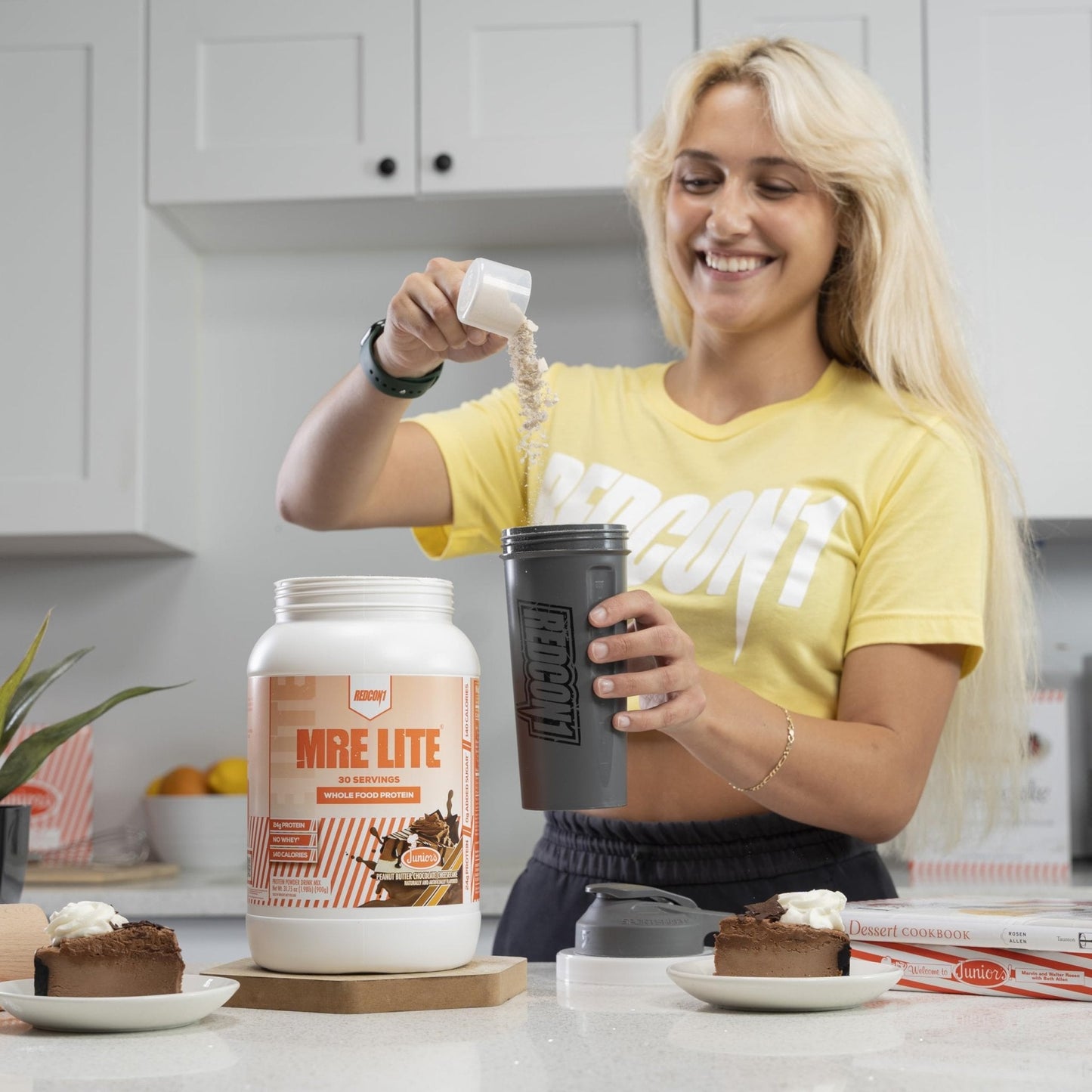 REDCON1 MRE Lite Whole Food Protein Powder, Juniors, Peanut Butter Chocolate - Maple Wellness Supplements