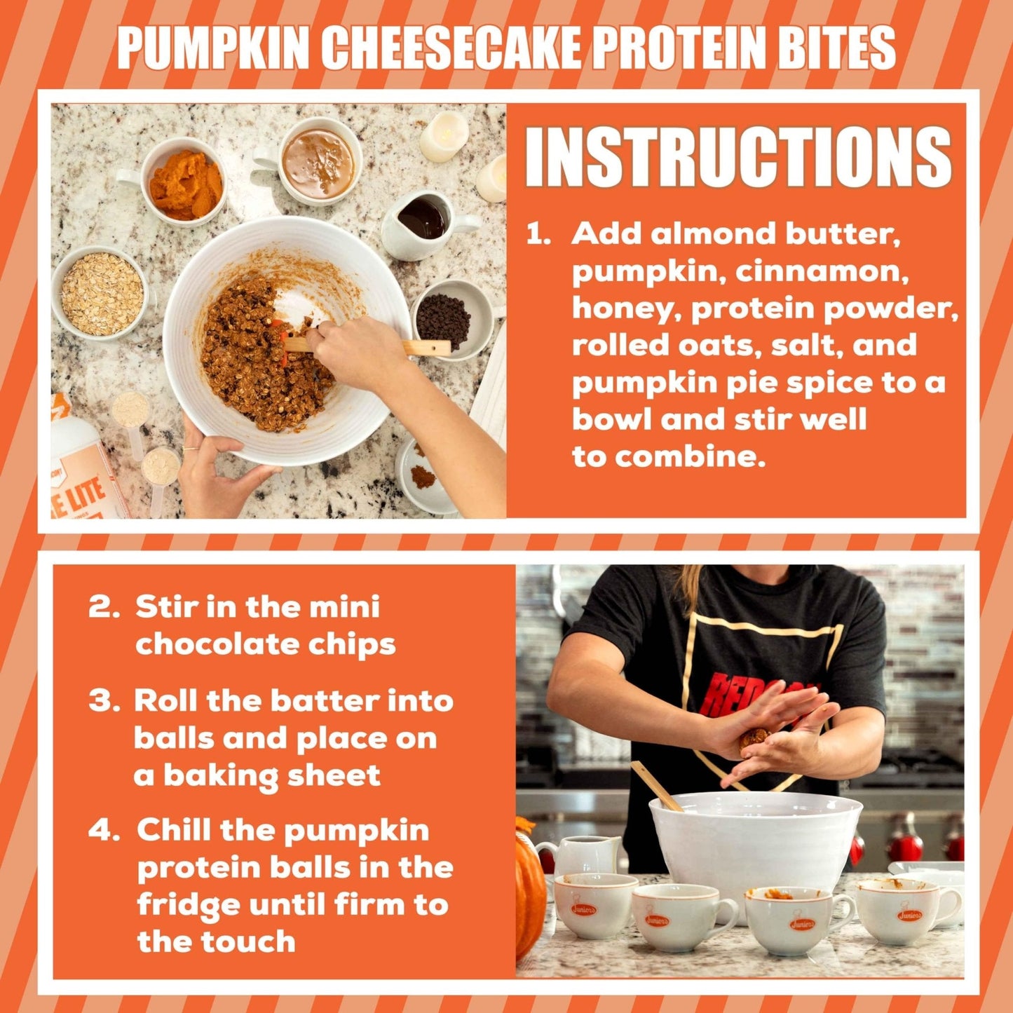 REDCON1 MRE Lite Whole Food Protein Powder, Juniors, Pumpkin Cheesecake - Low Carb - Maple Wellness Supplements