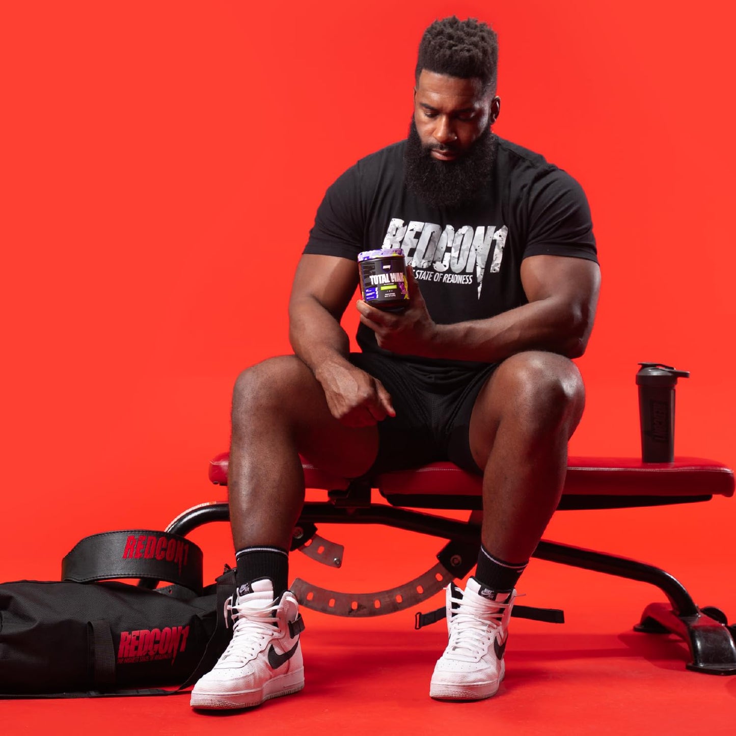 REDCON1 Total War Pre Workout - Beta Alanine + Citrulline Malate Keto Friendly Preworkout for Men & Women with 320mg of Caffeine - Fast Acting -Blue Lemonade (30 Servings) - Maple Wellness Supplements