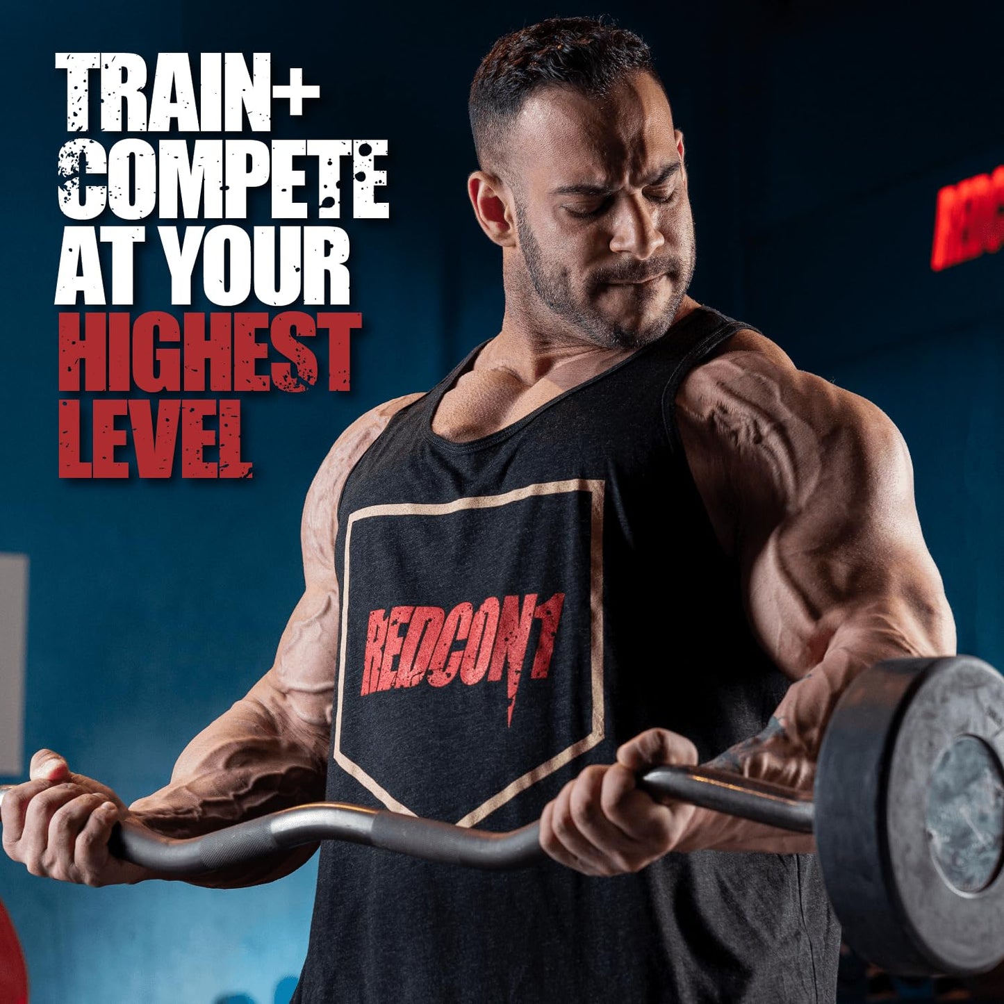 REDCON1 Total War Pre Workout - Beta Alanine + Citrulline Malate Keto Friendly Preworkout for Men & Women with 320mg of Caffeine - Fast Acting -Blue Lemonade (30 Servings) - Maple Wellness Supplements