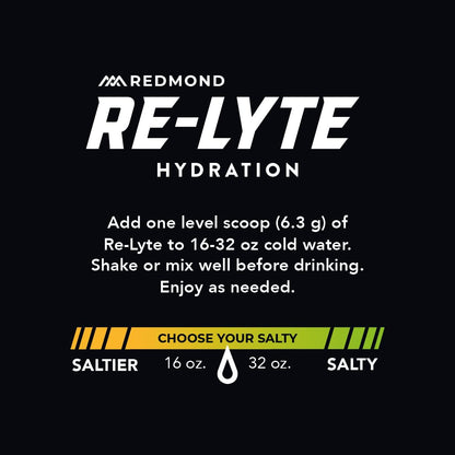 REDMOND Re-Lyte Hydration Electrolyte Powder Mix, Variety Pack, 30 Stick Packs - Maple Wellness Supplements