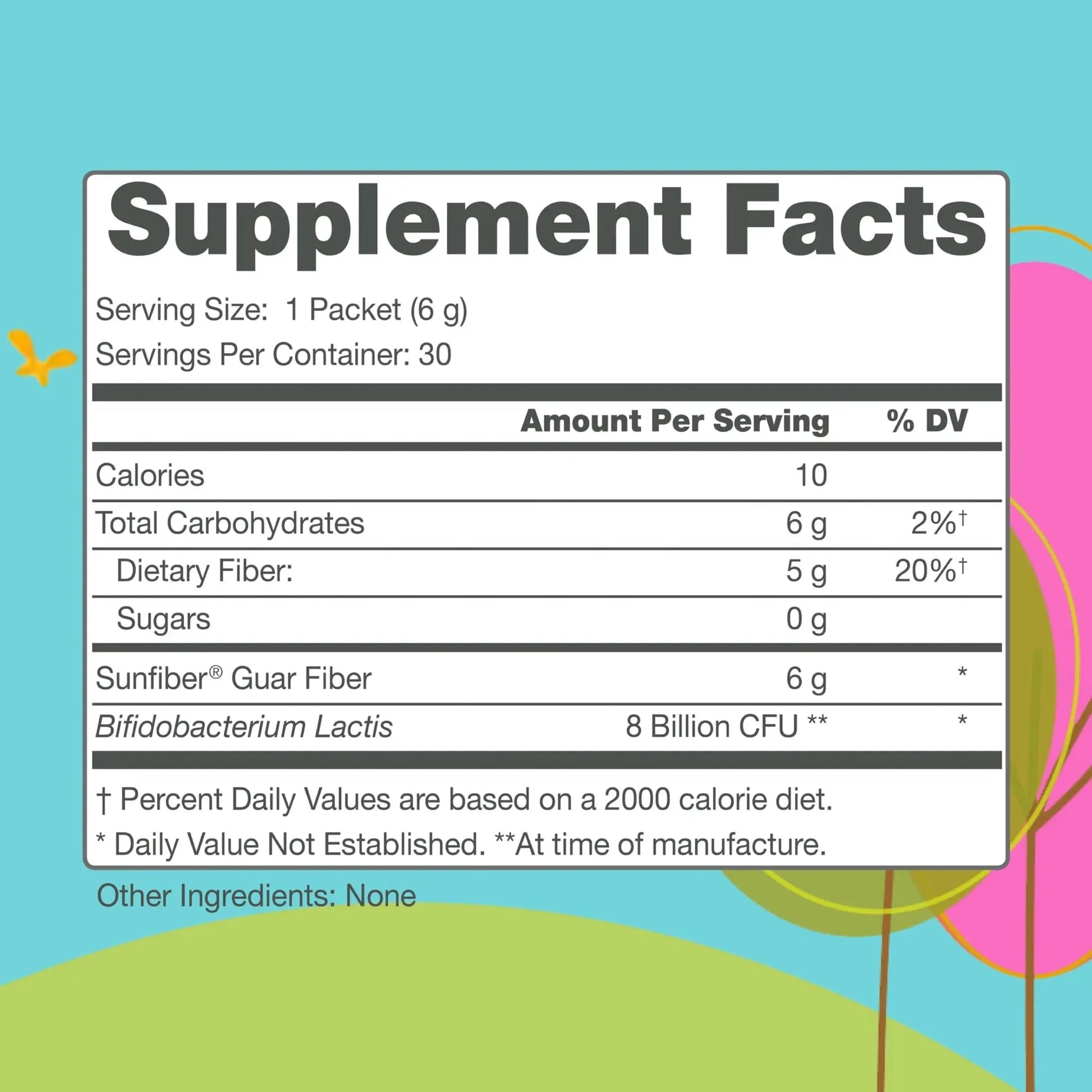 Regular Girl Organic Powder, Prebiotic Fiber Supplement and Probiotics for Women, Low FODMAP, 30 On-The-Go Packets, Unflavored, 30 Serving Packets - Maple Wellness Supplements