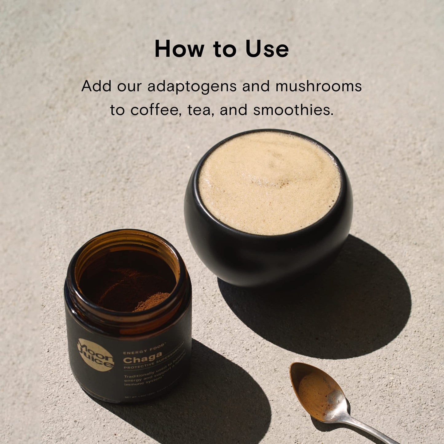 Reishi by Moon Juice - Organic Reishi Mushroom Powder Extract (700mg 1,3 and 1,6 Beta-Glucans per Serving) - Supports Mood, Concentration & Healthy Immune System - Vegan, Non-GMO (1.3oz) - Maple Wellness Supplements