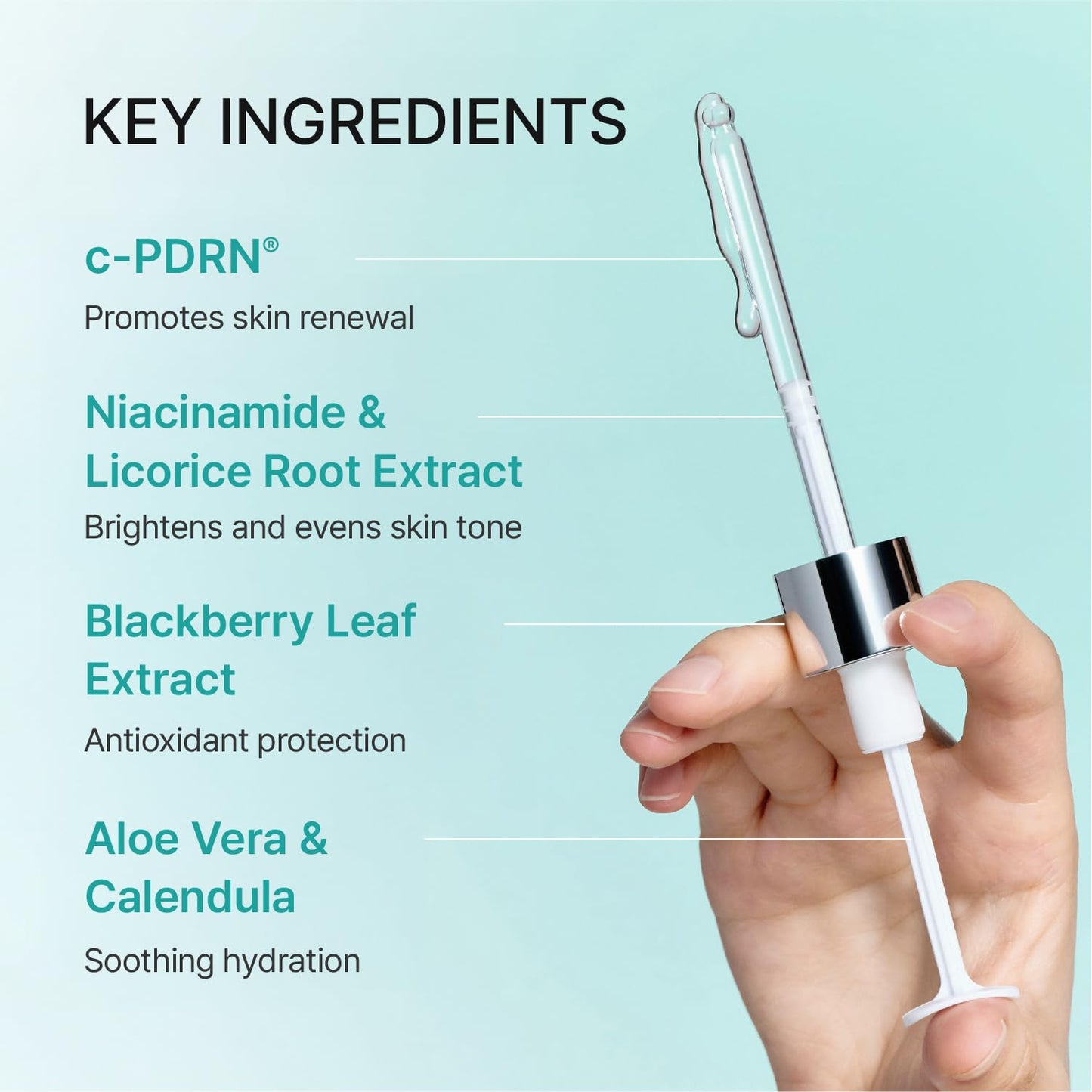 REJURAN® Turnover Ampoule, c-PDRN® – Original Salmon DNA PDRN Face Serum for Rejuvenation, Firming, Hydration & Youthful Glow - Maple Wellness Supplements