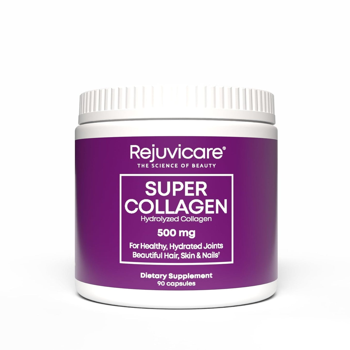 Rejuvicare Super Collagen Capsules for Beauty, Healthy Joints, Hair, Skin, & Nails, 90 Servings, Multi, (N8745) - Maple Wellness Supplements