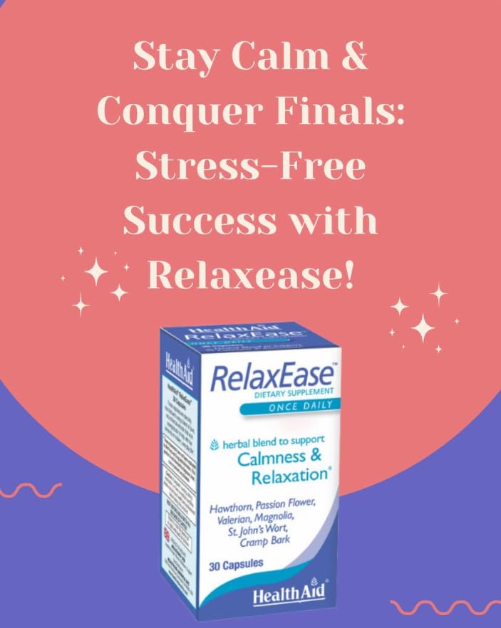 RelaxEase, Herbal Blend to Support Harmony and Tranquility, Once Daily, 30 ct, Helps Promote Health and Relaxation - Maple Wellness Supplements