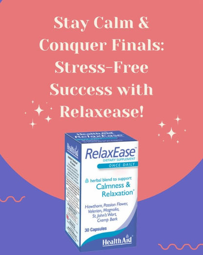 RelaxEase, Herbal Blend to Support Harmony and Tranquility, Once Daily, 30 ct, Helps Promote Health and Relaxation - Maple Wellness Supplements