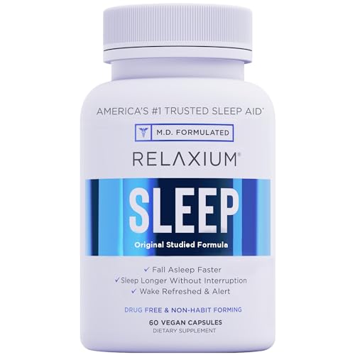 Relaxium Sleep Aid, 30-Day Supply, Dietary Supplement, Better Sleep, Magnesium - Maple Wellness Supplements
