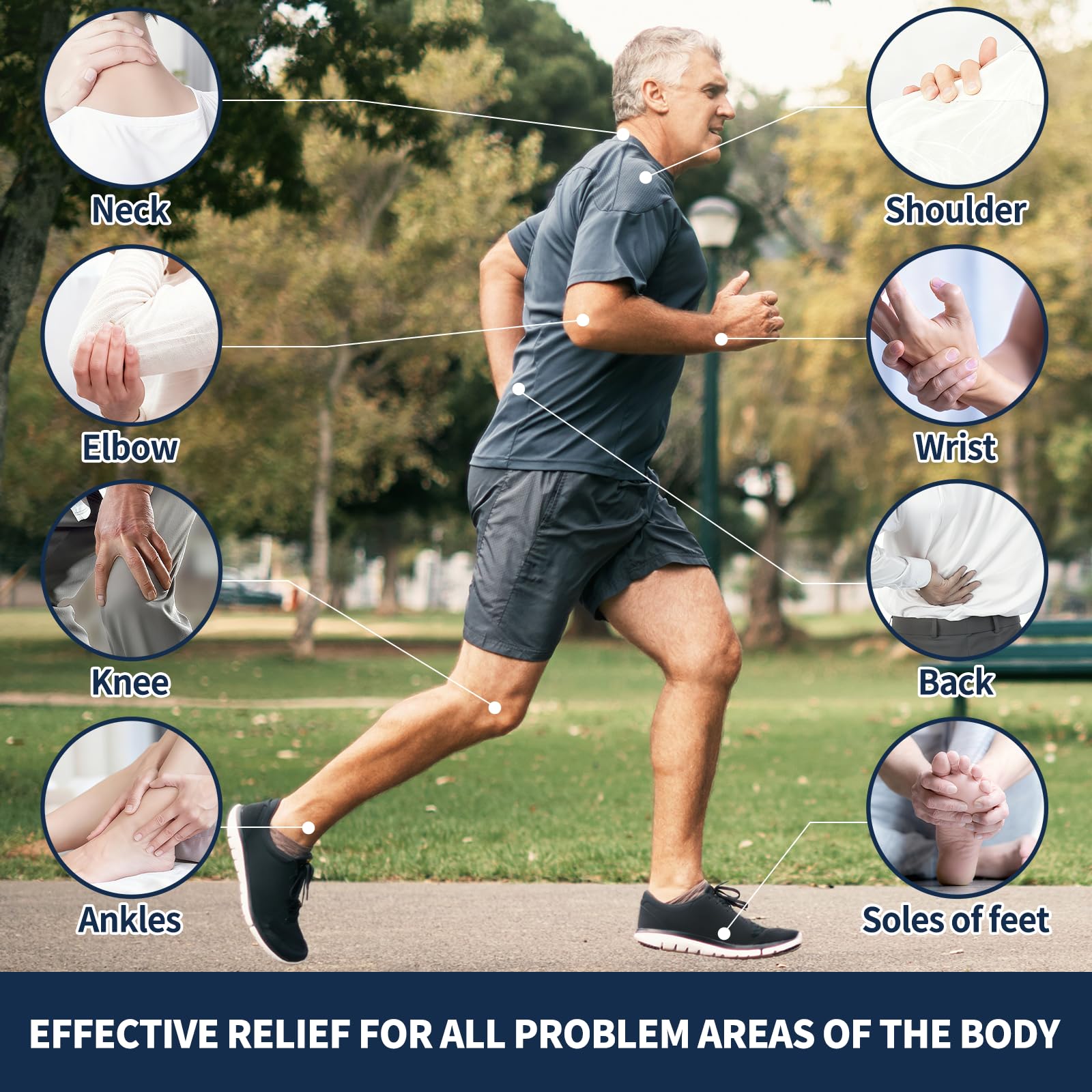 Relief Cream, Suitable for feet, Hands, Legs, Muscles, Joints and Waist, Mild & All Natural (2PCS) - Maple Wellness Supplements