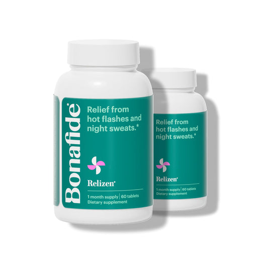 Relizen by Bonafide. Relief from Menopausal Hot Flashes & Night Sweats. — 2-Month Supply (120 Tablets) - Maple Wellness Supplements
