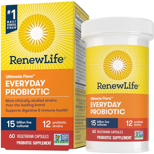 Renew Life Everyday Probiotic Capsules, Daily Supplement Supports Urinary, Digestive - Maple Wellness Supplements
