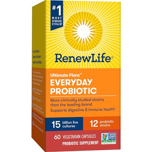 Renew Life Everyday Probiotic Capsules, Daily Supplement Supports Urinary, Digestive - Maple Wellness Supplements