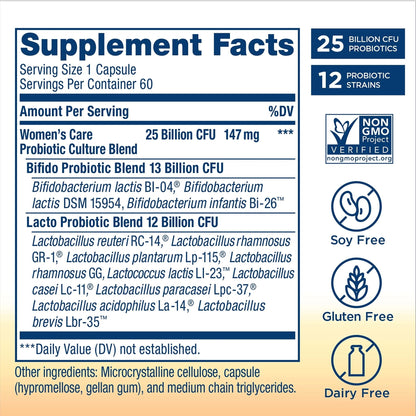 Renew Life Probiotic Adult 50 Plus Probiotic Capsules, Daily Supplement Supports Urinary - Maple Wellness Supplements