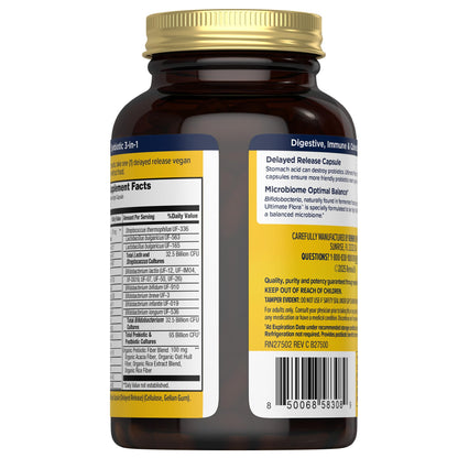 Renew Life Ultimate Flora Probiotics for Men 65 Billion CFU Delayed Release Vegan Capsules | Digestive Health | Immune Health | Dairy Free | 30 Count - Maple Wellness Supplements