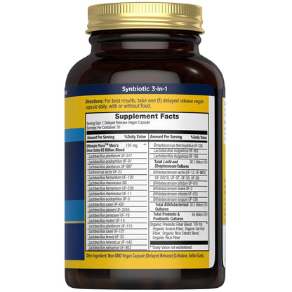 Renew Life Ultimate Flora Probiotics for Men 65 Billion CFU Delayed Release Vegan Capsules | Digestive Health | Immune Health | Dairy Free | 30 Count - Maple Wellness Supplements