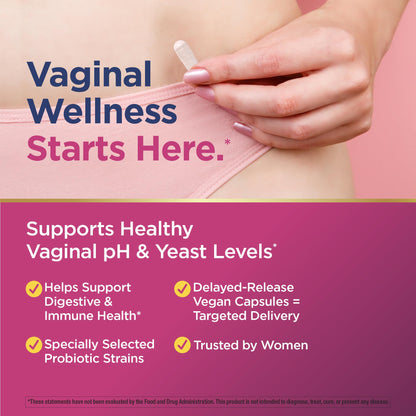 Renew Life Ultimate Flora Probiotics for Women with Prebiotics | 25 Billion CFU | 30 Delayed Release Capsules | 3 in 1 Synbiotic | Supports Digestive and Immune Health | Dairy, Soy and Gluten-Free - Maple Wellness Supplements