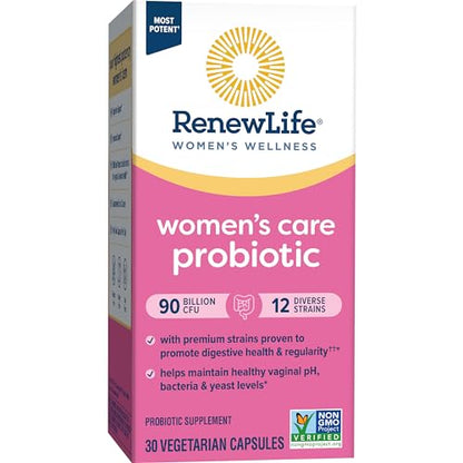Renew Life Women's Probiotic Capsules, Supports Vaginal, Urinary, Digestive and Immune - Maple Wellness Supplements