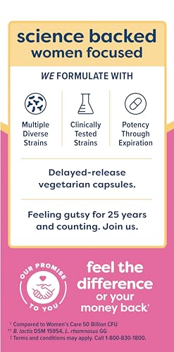 Renew Life Women's Probiotic Capsules, Supports Vaginal, Urinary, Digestive and Immune - Maple Wellness Supplements