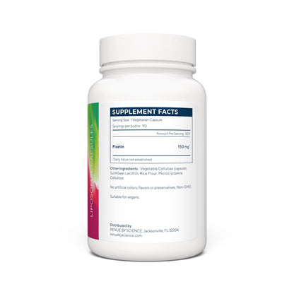 Renue By Science Fisetin | 90 Liposomal Fisetin Supplements - 150mg Fisetin per Serving | Senolytic Supplements | Bioavailable Formula for Increased Absorption | Non-GMO & Made in The USA - Maple Wellness Supplements