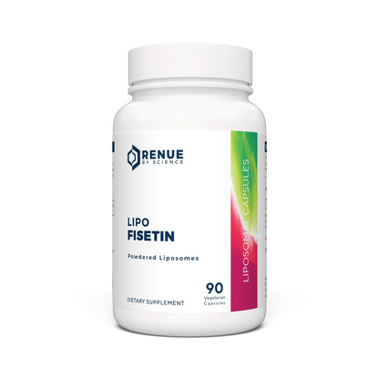 Renue By Science Fisetin | 90 Liposomal Fisetin Supplements - 150mg Fisetin per Serving | Senolytic Supplements | Bioavailable Formula for Increased Absorption | Non-GMO & Made in The USA - Maple Wellness Supplements