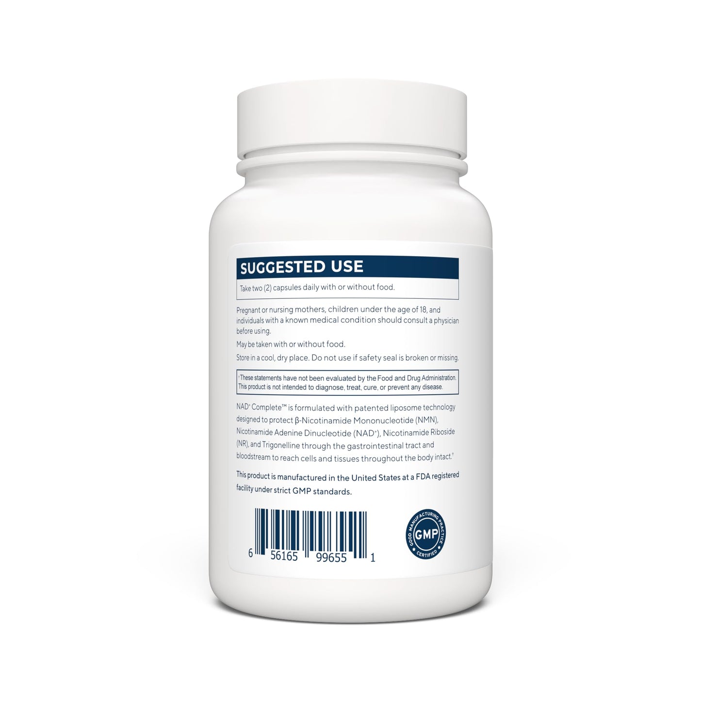 RENUE by SCIENCE NAD+ Complete | 120 Liposomal NAD Supplement Capsules with NMN, NR & Trigonelline - 210mg NMN & 160mg NAD per Serving | Bioavailable Formula for Increased Absorption | Made in the USA - Maple Wellness Supplements