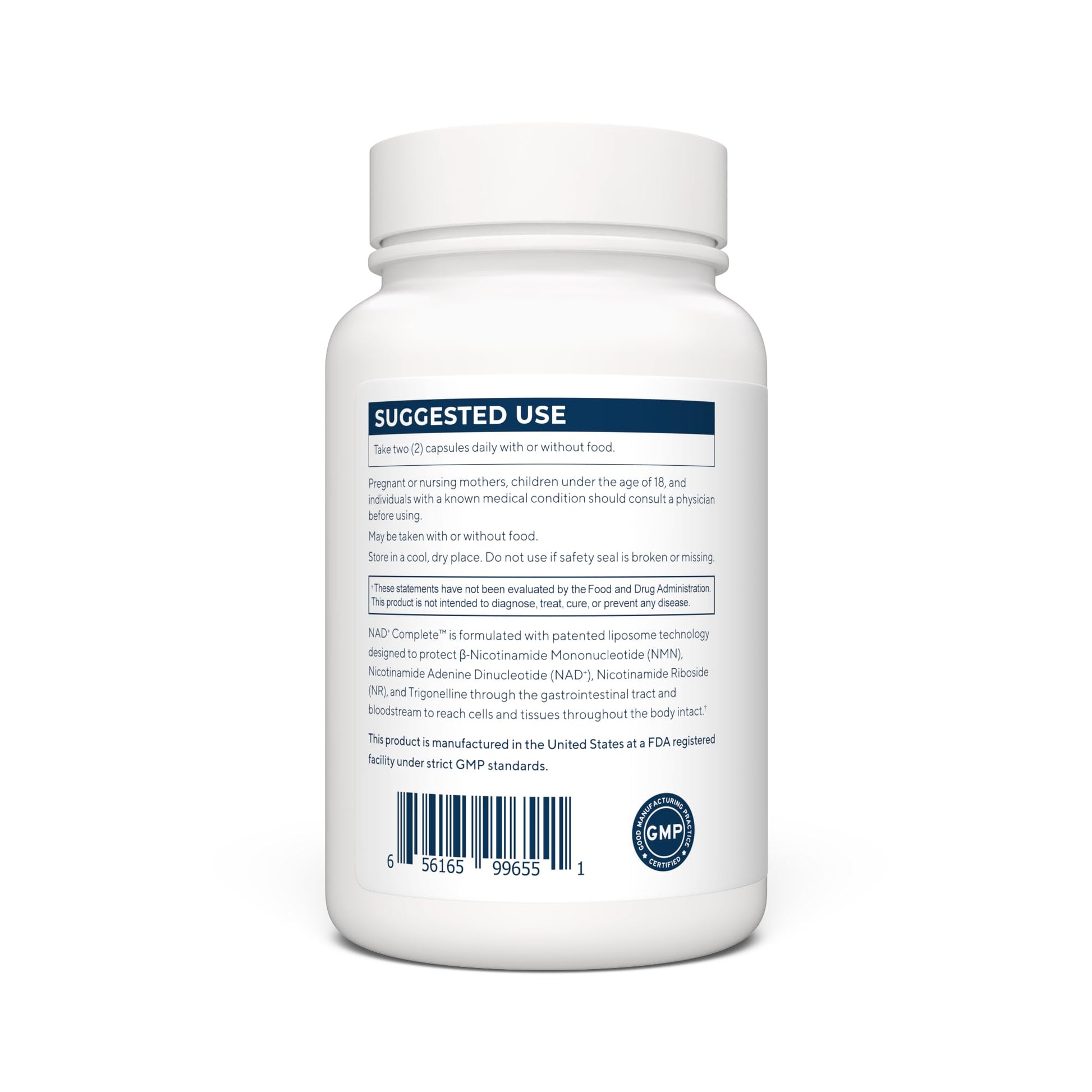RENUE by SCIENCE NAD+ Complete | 120 Liposomal NAD Supplement Capsules with NMN, NR & Trigonelline - 210mg NMN & 160mg NAD per Serving | Bioavailable Formula for Increased Absorption | Made in the USA - Maple Wellness Supplements
