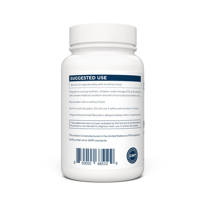 RENUE by Science Nicotinamide Riboside | High Strength NAD Supplement | 60 Nicotinamide Enteric-Coated Capsules - 1000mg Nicotinamide Riboside per Serving | Manufactured in The USA Third-Party Tested - Maple Wellness Supplements