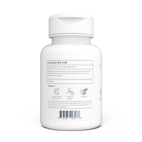 Renue By Science NMN Supplement | 240 Chewable Vegetarian Tablets - 125mg Nicotinamide Mononucleotide per Serving | Lemon Flavour - Manufactured in The USA Third-Party Tested - Maple Wellness Supplements