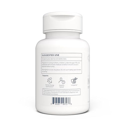 Renue By Science NMN Supplement | 240 Chewable Vegetarian Tablets - 125mg Nicotinamide Mononucleotide per Serving | Lemon Flavour - Manufactured in The USA Third-Party Tested - Maple Wellness Supplements