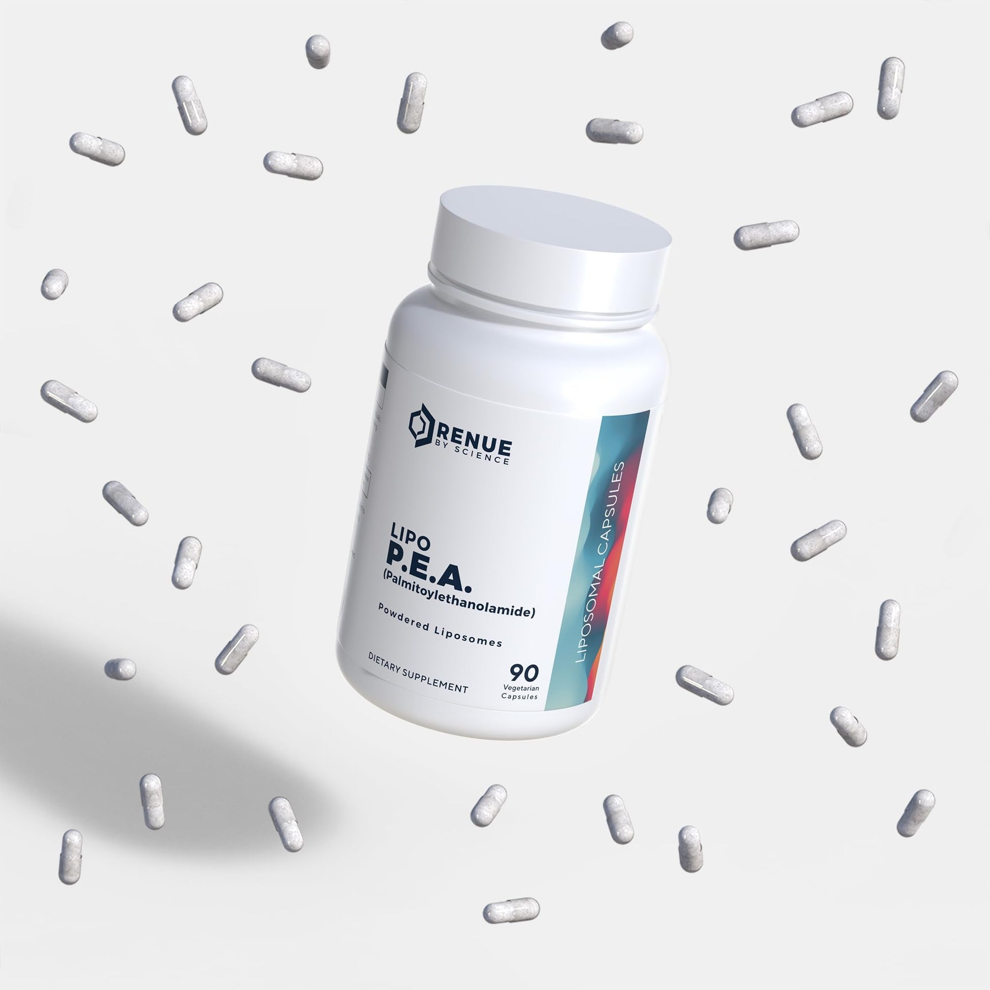 Renue By Science P.E.A | Liposomal Pea Palmitoylethanolamide Supplement | 90 P.E.A Capsules - 250mg Palmitoylethanolamide per Serving | Non-GMO | Made in The USA & Third-Party Tested - Maple Wellness Supplements