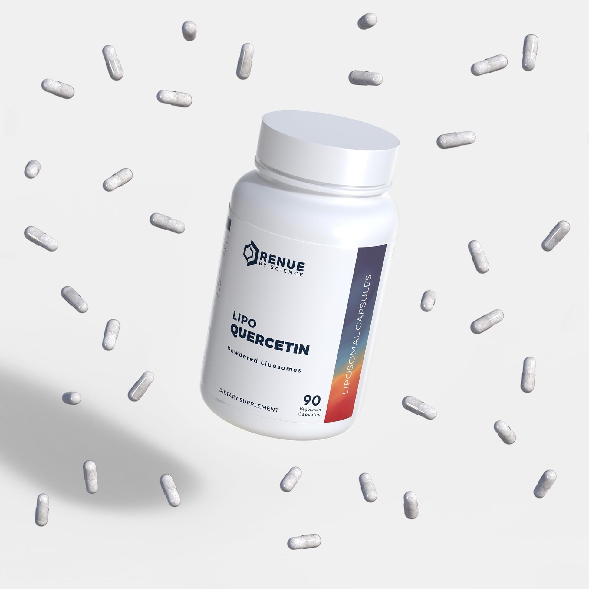Renue By Science Quercetin | High Strength Liposomal Quercetin Supplements | 90 Quercitin Capsules - 150mg Quercetin per Serving | Non-GMO | Made in The USA & Third-Party Tested - Maple Wellness Supplements