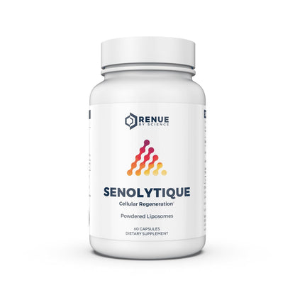 Renue By Science Senolytique Senolytic Supplements | 60 Capsules with Fisetin (35mg) Quercetin (78mg) & Spermidine (3mg) per Serving | Liposomal Formula | Manufactured in The USA & Third-Party Tested - Maple Wellness Supplements