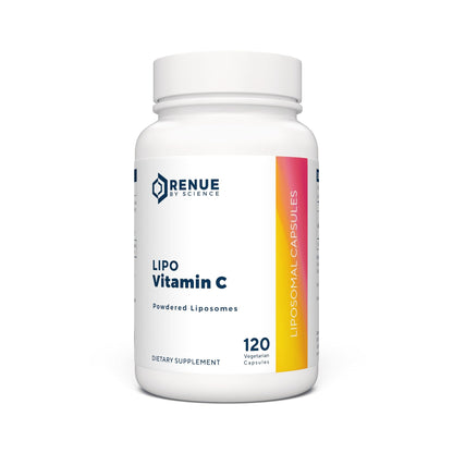 Renue By Science Vitamin C | High Strength Liposomal Supplement | 120 Capsules - 500mg VIT C per Serving | Non-GMO & Allergen Free | Made in The USA Third-Party Tested - Maple Wellness Supplements